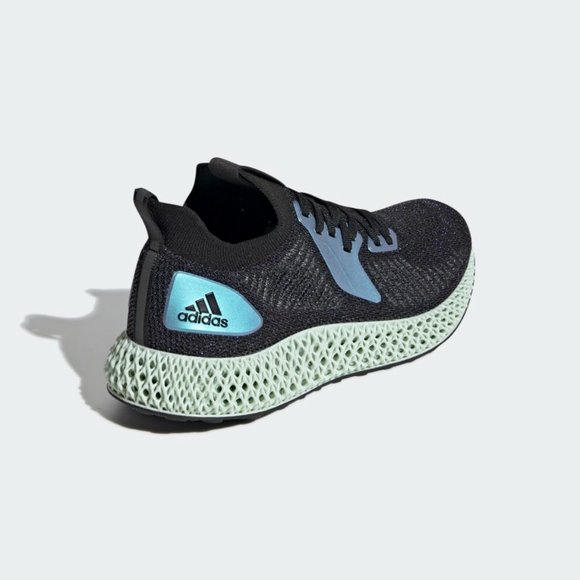 Adidas Men's Black Bleu Purple ALPHAEDGE 4D Running SHOES FV6106 - Picture 3 of 6